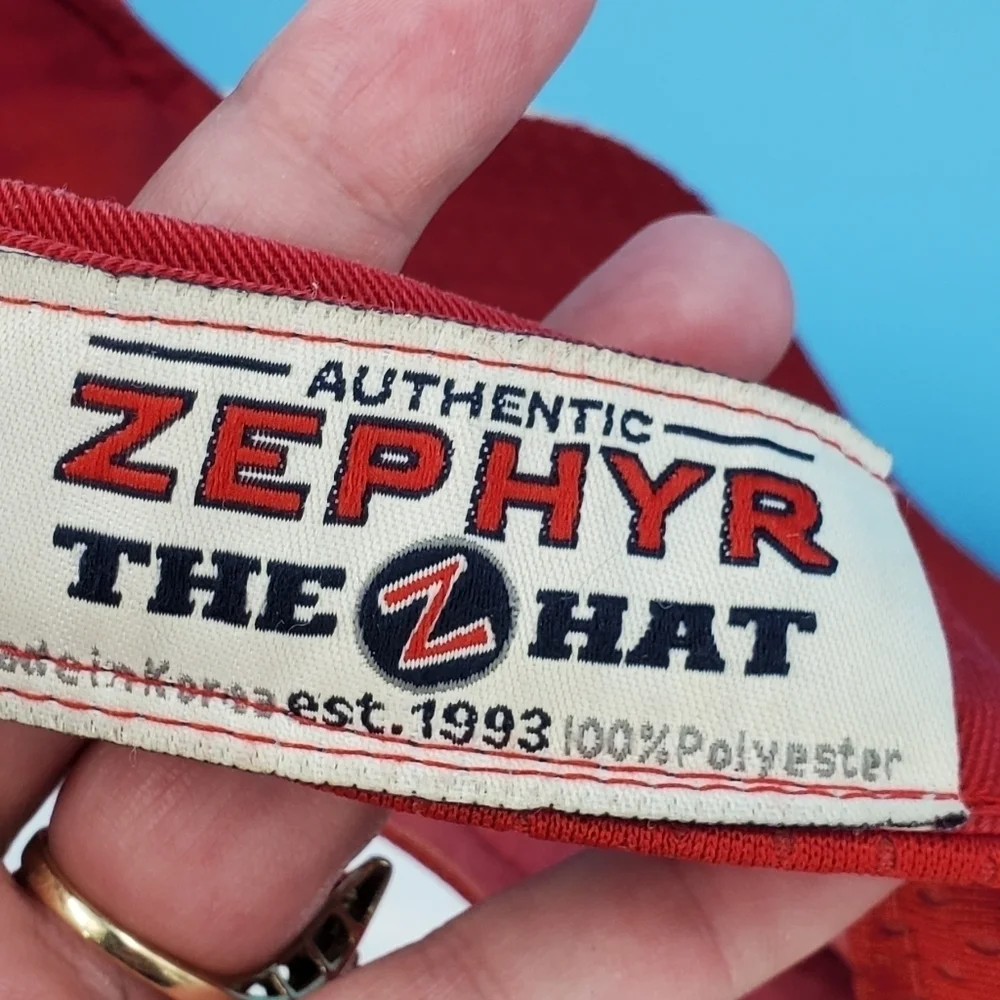 Zephyr Nebraska Cornhuskers adjustable strap red golf hat OS